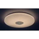 Rabalux 5365 LED stropnice Ophelia 1x40W | 3200lm | 3000-6500K | RGB - stmívatelné, dálkové ovládání, časovač, noční osvětlení, Wi-Fi, hvězdný efekt, chrom, bílá