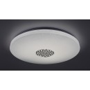 Rabalux 5365 LED stropnice Ophelia 1x40W | 3200lm | 3000-6500K | RGB - stmívatelné, dálkové ovládání, časovač, noční osvětlení, Wi-Fi, hvězdný efekt, chrom, bílá