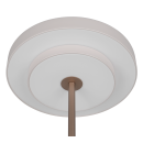 Trio T540210176 LED stolní lampička KEATON  | 12W integrovaný LED zdroj | 1x1400lm | 2300+3000+4000K | s vypínačem | stmívač | šedá