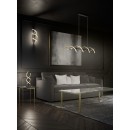 Trio 541810208 LED stolní svítidlo Sequence 1x20,5W | 2600lm | 2300K+3000K+4000K - stmívatelné, paměťová funkce, černá, mosaz