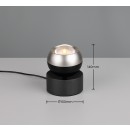 Trio SELECT  544410107  LED stolní lampička ORBIT  | 5W integrovaný LED zdroj | 500lm | 2300+3000+4000K
