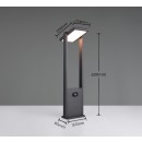 Trio T553769142 LED zahradní sloupek MALAWI  | 5W integrovaný LED zdroj | 700lm | 2300+3000+4000K