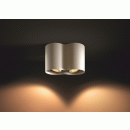 Philips Hue 56332/31/P7 LED stropní bodové svítidlo Pillar 2x5,5W | 700lm | 2200-6500K - White Ambiance, dálkový ovladač, bílá