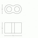 Philips Hue 56332/31/P7 LED stropní bodové svítidlo Pillar 2x5,5W | 700lm | 2200-6500K - White Ambiance, dálkový ovladač, bílá