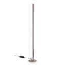 Ideal lux 366210 LED stojací lampa DORICA  | 50W integrovaný LED zdroj | 2140lm | 3000K | s vypínačem | šedá