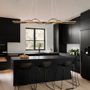 Italux PLF-23848-30W-BK-GD LED přisazené stropní svítidlo Conato | 35W integrovaný LED zdroj | 1500lm | 3000K