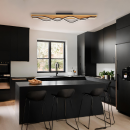 Italux PLF-23848-30W-BK-GD LED přisazené stropní svítidlo Conato | 35W integrovaný LED zdroj | 1500lm | 3000K