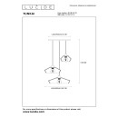 Lucide L104130372 závěsné stropní svítidlo YUNKAI  E27