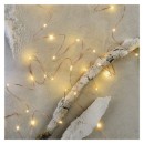 Emos D3AW01 vánoční nano řetěz 4m 40 LED | 2,4W | IP44 - teplá bílá, časovač, měděná