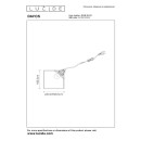 Lucide L105182060 stolní lampička DAVOS  E27
