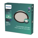 Philips 8721103131393 LED zápustné svítidlo MESON | 20W integrovaný LED zdroj | 1500lm | 4000K | černá