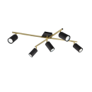 Trio 612400580 přisazené bodové svítidlo Marley 5x35W | GU10 - zlatá, černá