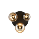 Trio T617030313 přisazené stropní svítidlo LUMINA  | 10W E14 | černá | kouřová