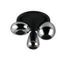 Trio T617030332 přisazené stropní svítidlo LUMINA  | 10W E14 | černá | kouřová