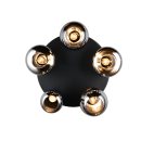 Trio T617030532 přisazené stropní svítidlo LUMINA  | 10W E14 | černá | kouřová