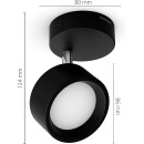 Philips 8720169174825 LED bodové svítidlo Bracia | 5,5W integrovaný LED zdroj | 550 lm | 2700K