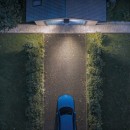 Philips 8721103105493 LED solární venkovní nástěnné svítidlo Zyren  | 25W integrovaný LED zdroj | 4000lm | 5000K | bílá