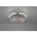 Trio 621210107 LED přisazené stropní svítidlo Charivari 1x20W | 2500lm | 3000K | IP20 - 3 fázové stmívání, nikl