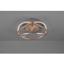 Trio 621210108 LED přisazené stropní svítidlo Charivari 1x20W | 2500lm | 3000K | IP20 - 3 fázové stmívání, mosaz