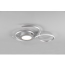 Trio 623410207 LED přisazené stropní svítidlo Jive 1x36W | 4300lm | 2700-6000K - stmívatelné, noční režim, dálkové ovládání, oddělené vypínače, matný nikl