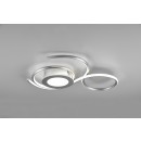 Trio 623410207 LED přisazené stropní svítidlo Jive 1x36W | 4300lm | 2700-6000K - stmívatelné, noční režim, dálkové ovládání, oddělené vypínače, matný nikl