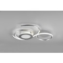 Trio 623410207 LED přisazené stropní svítidlo Jive 1x36W | 4300lm | 2700-6000K - stmívatelné, noční režim, dálkové ovládání, oddělené vypínače, matný nikl
