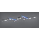 Trio 628410507 LED přisazené stropní svítidlo Arvin 1x22W+8W | 2600lm | 2700-6500K | RGB - nastavitelné, dálkové ovládání, stmívatelné, oddělené vypínače, matný nikl