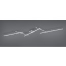 Trio 628410507 LED přisazené stropní svítidlo Arvin 1x22W+8W | 2600lm | 2700-6500K | RGB - nastavitelné, dálkové ovládání, stmívatelné, oddělené vypínače, matný nikl