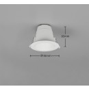 Trio 635410131 LED zápustné svítidlo VIRUNGA | 6W integrovaný LED zdroj | 900lm | 2300+3000+4000K