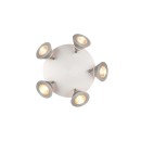 Trio 637010507 LED bodové stropní svítidlo ROMEO | 7W integrovaný LED zdroj | 700lm | 2300+3000+4000K