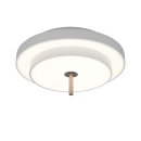 Trio T640210176 LED přisazené stropní svítidlo KEATON  | 34W integrovaný LED zdroj | 1x4000lm | 2300+3000+4000K | Trio - SwitchDimmer | šedá