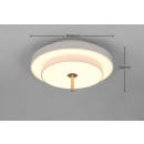 Trio T640210176 LED přisazené stropní svítidlo KEATON  | 34W integrovaný LED zdroj | 1x4000lm | 2300+3000+4000K | Trio - SwitchDimmer | šedá