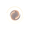 Trio 641910205 LED stropní svítidlo Caya 1x58W | 6800lm | 2300K+3000K+4000K - DIP Switch, 3 fázové stmívaní, hliník