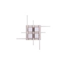 Trio T647810465 LED přisazené stropní svítidlo ROGER | 35W integrovaný LED zdroj