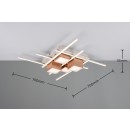 Trio T647810465 LED přisazené stropní svítidlo ROGER | 35W integrovaný LED zdroj