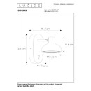 Lucide L309971131 bodové nástěnné svítidlo SENSAS GU10/LED