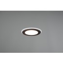 Trio 652410132 LED zápustné stropní svítidlo Aura 1x10W | 1040lm | 3000K - černá