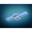 Trio 652610307 LED přisazené stropní svítidlo Thiago 1x36W | 3000lm | 3000-6000K | IP20 | RGBW - stmívatelné, nastavení teploty osvětlení, paměťová funkce, dálkové ovládání, technologie WiZ, nikl