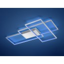 Trio 652690307 LED přisazené stropní svítidlo Thiago 1x40W | 3400lm | 3000-6000K | IP20 | RGBW - srtmívatelné, nastavení teploty osvětlení, paměťová funkce, dálkové ovládání, technologie WiZ, nikl