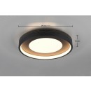 Trio 656610132 LED přisazené stropní svítidlo SOLEA | 36W integrovaný LED zdroj | 4700lm | 3000K