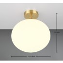 Trio T663100108 přisazené stropní svítidlo FOMENTO E27