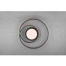 Trio 672310232 LED stropní svítidlo Yava 1x56W | 6800lm | 2700-6000K - dálkové ovládání, stmívatelné, černá