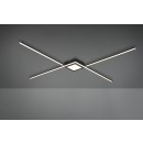 Trio 674410342 LED stropnice Oxford 1x27W | 3000lm | 3000K | IP20 - 3 fázové stmívání, černá