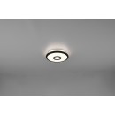 Trio 679112132 LED přisazené stropní svítidlo Okinawa 1x12W | 1050lm | 3000K | IP20 - 3 fázové stmívání, hvězdný efekt, černá s bílou