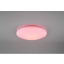 Trio 680214800 LED stropní svítidlo Frodeno 1x18,5W | 1900lm | 4000K | IP44 | RGB - stmívatelné, dálkové ovládání, hvězdný efekt, bílá