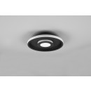 Trio 680810332 LED stropní svítidlo Ascari 1x28W | 3200lm | 3000K | IP44 - 3 fázové stmívání, černá