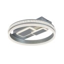 Rabalux 6830 LED přisazené stropní svítidlo Roxana 1x50W | 2450lm | 4000K - chrom
