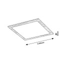 Rabalux 6907 LED stropní svítidlo Almond 1x12W | 1260lm | 4000K - bílá, imitace dřeva