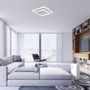 Rabalux 6996 LED přisazené stropní svítidlo Fandral 1x33W | 2870lm | 4000K - chrom, bílá