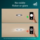 Philips 8721103037978 LED zápustné svítidlo Cilantro | 5W integrovaný LED zdroj | 500lm | 2700K | černá
